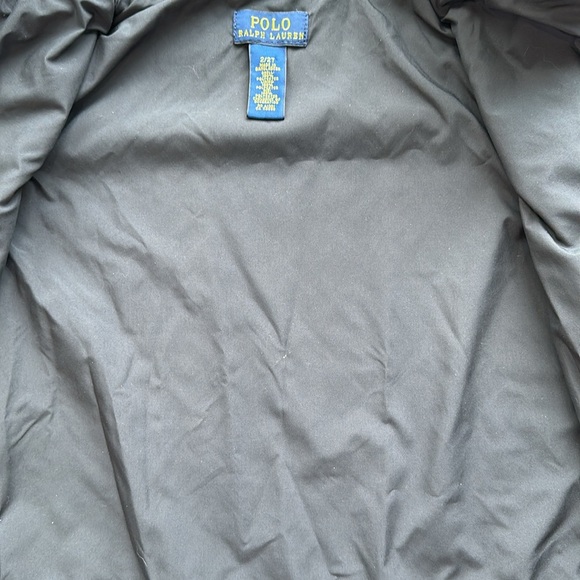Polo Ralph Lauren Toddler Light Jacket Removable Hood Black size 2T - Picture 6 of 9